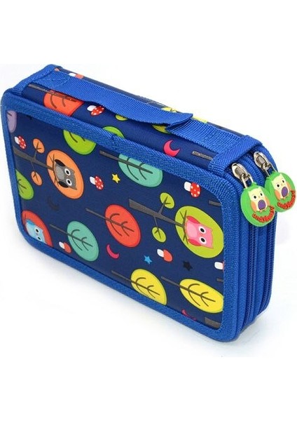 Kalem Kutusu Okul Malzemeleri Yüksek Kapasiteli Kalem Kutusu Pantolon Scolaire Tarzı Lacivert 32 Delik(Yurt Dışından)