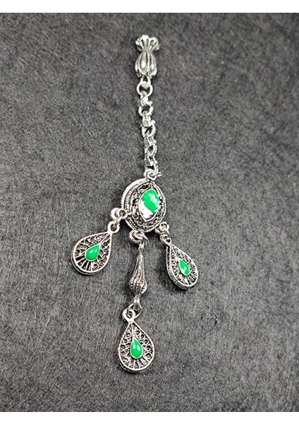 Usta İşçilikli Gümüş Kaplama Tesbih Püskülü fiyatları