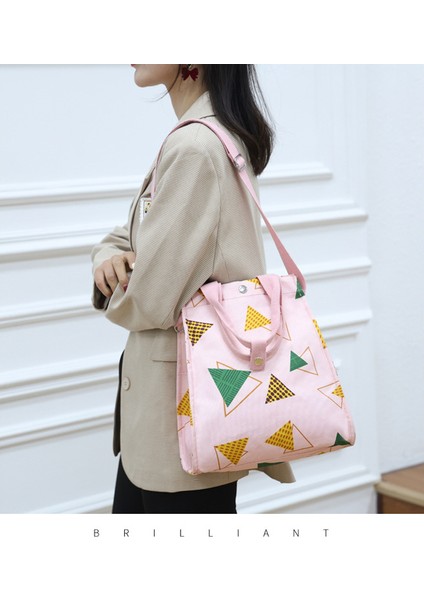 Çok Fonksiyonlu Su Geçirmez Bebek Bakım Çantası - Pembe (Yurt Dışından) fiyatları