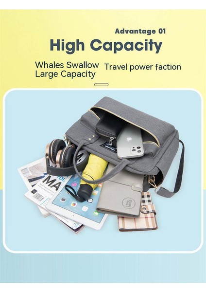 Büyük Kapasiteli Çok Fonksiyonlu Sırt Çantası - Gri (Yurt Dışından) indirimleri