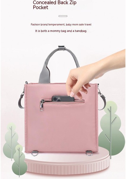 Çok Işlevli Bebek Bakım Çantası - Pembe (Yurt Dışından) indirimleri