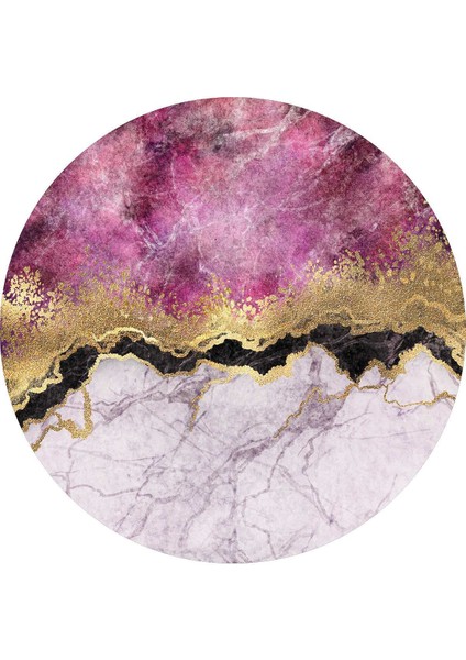 Dijital Baskılı Kaymaz Taban Yıkanabilir Yuvarlak Salon Halısı Koridor Halısı Paspas NDY-HT-317 fiyatları