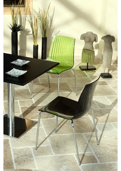 X-Treme Sandalye Solid Siyah Krom Ayaklı fiyatları