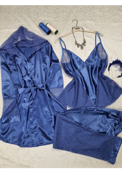 Gelin 3 Parça Saten Çeyiz Seti