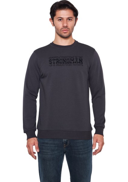 Keep Out 5004 Strongman Bisiklet Yaka Regular Fit Erkek Sweatshirt