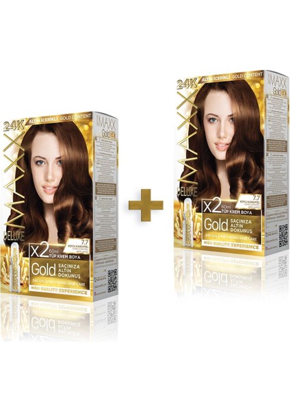 Golden Beauty 7.7 Koyu Karamel Set Boya