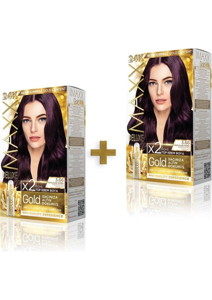 Golden Beauty 3.66 Patlıcan Moru Set Boya