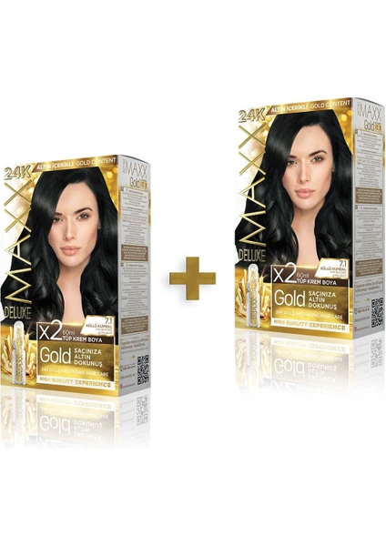 Maxx Deluxe Golden Beauty  7.1  Küllü Kumral Set Boya