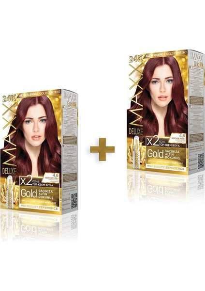 Golden Beauty 4.6 Kestane Kızılı Set Boya