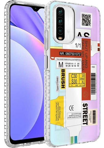 Xiaomi Redmi Note 10S Kılıf Airbag Kenarlı Renkli Desenli Elegans