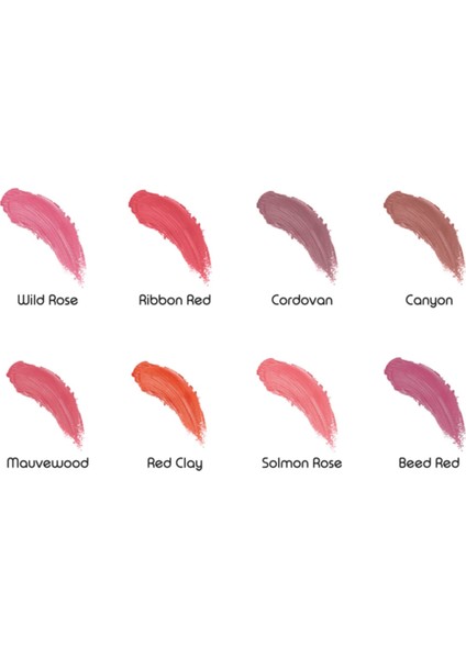 Creamy Matte Lip Gloss Red Clay - Mat Krem Dudak Parlatıcısı 7 ml - No: 102