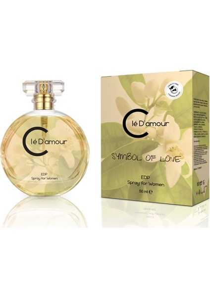 Clé D'amour Cle D'amour Symbol Of Love (Meyveli/çiçeksi) Women -3 Lü Kadın Parfüm Seti 50 ml - Vegan