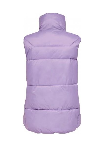 Markasız Only 15260039 2 Cep Hakım Yaka Fermuarlı Cıtcıtlı Sısme Yelek