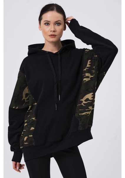Kapüşonlu Oversize Sweatshirt