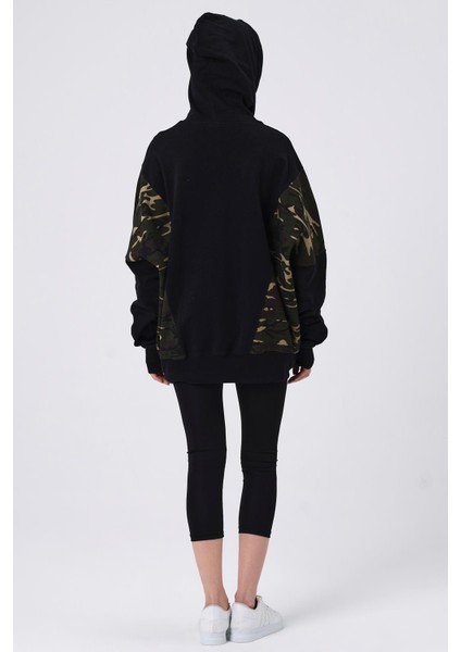 Kapüşonlu Oversize Sweatshirt
