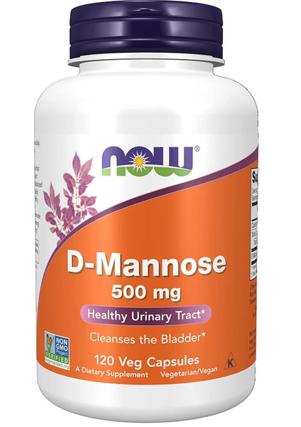 D-Mannose 500 mg 120 VEG Capsules