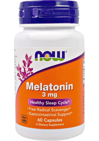 60 Veg Capsules Melatonin 3 mg