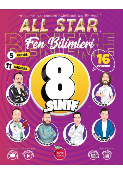 8. Sınıf All Star Fen Bilimleri Deneme Sınavı Yeni