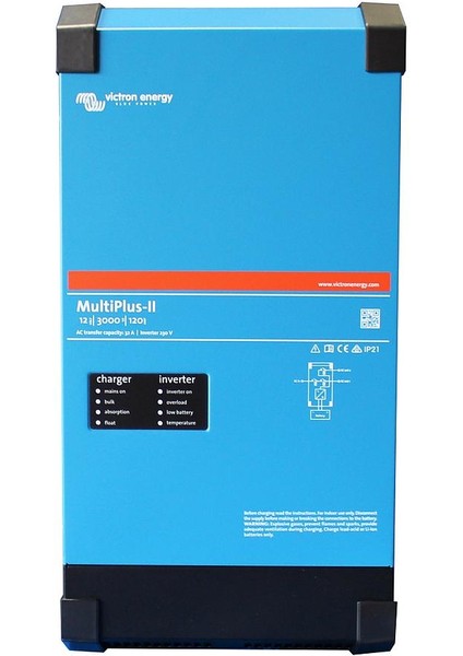 Victron Multiplus-Iı 12/3000/120-32 12V 3000VA 120A Şarjlı Invertör
