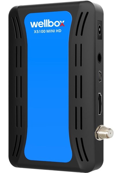 Uydu Alıcısı 6000 Kanal Full Hd 1080P Tkgs Mini Hd Uydu Alıcısı Wellbox X-5100