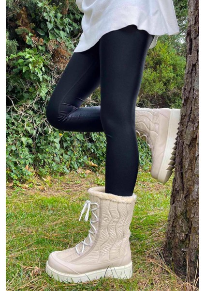 Bej Paraşüt Kadın Bot & Bootie K02102270067