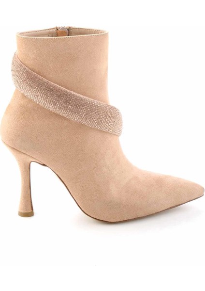 Bej Süet Kadın Bot & Bootie K02229008502 fiyatları