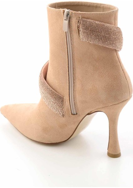 Bej Süet Kadın Bot & Bootie K02229008502 fırsatları