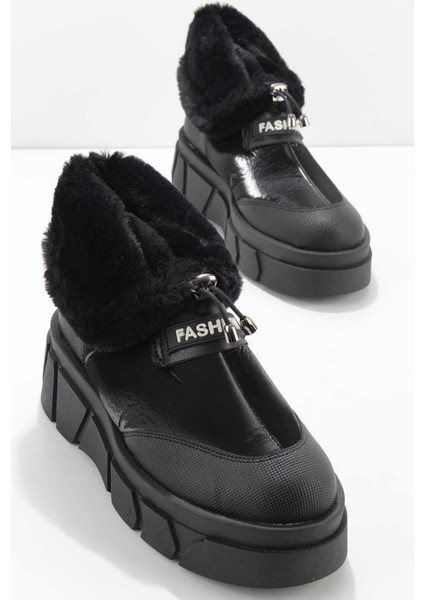 Siyah Anorak Kadın Bot & Bootie K02201220485