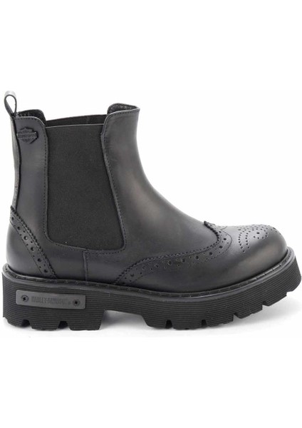 Black Deri Kadın Bot & Bootie HD0777057203 fiyatları