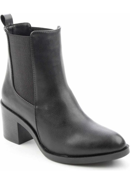 Siyah Kadın Bot & Bootie K02826011209