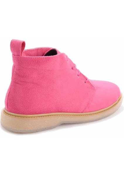 Fuşya Süet Kadın Bot & Bootie K02666300902