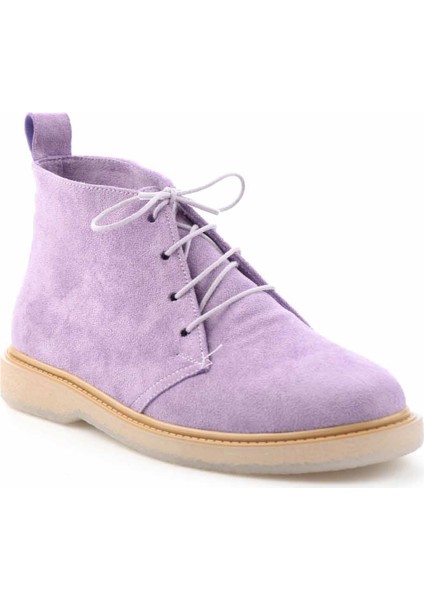 Lila Süet Kadın Bot & Bootie K02666300902 modelleri