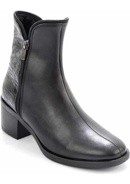Siyah Siyah Kroko Kadın Bot & Bootie K02260020509 fiyatları
