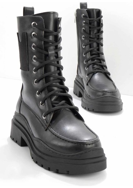 Siyah Kadın Bot & Bootie K02792000409