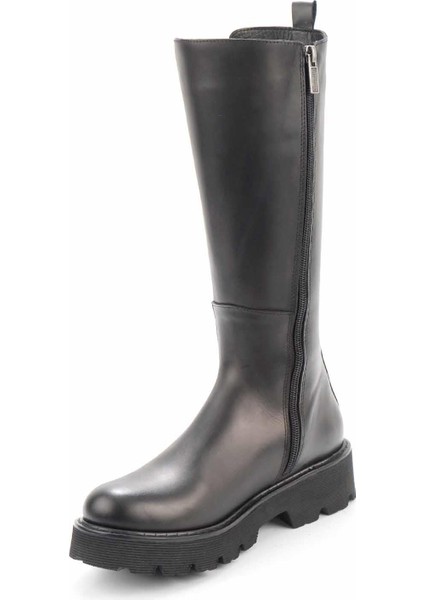 Black Deri Kadın Bot & Bootie HD0777056903 indirimleri