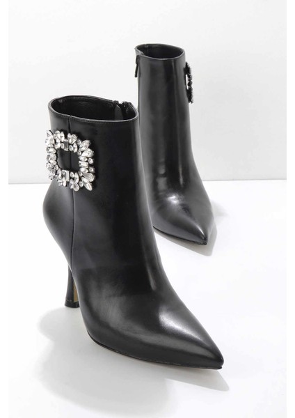 Siyah Kadın Bot & Bootie K02229008409