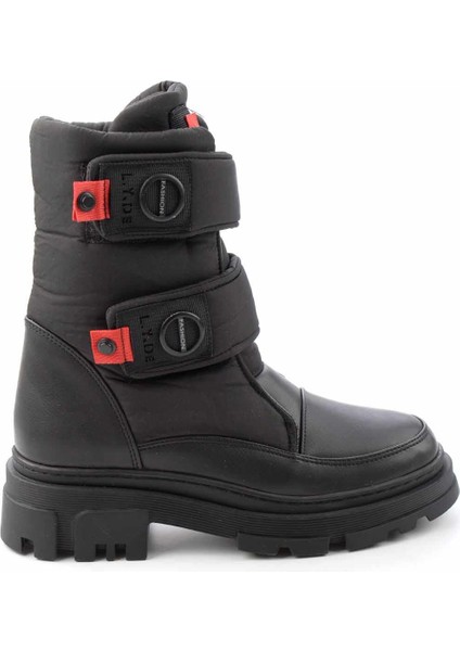 Siyah Siyah Kadın Bot & Bootie K02724988809
