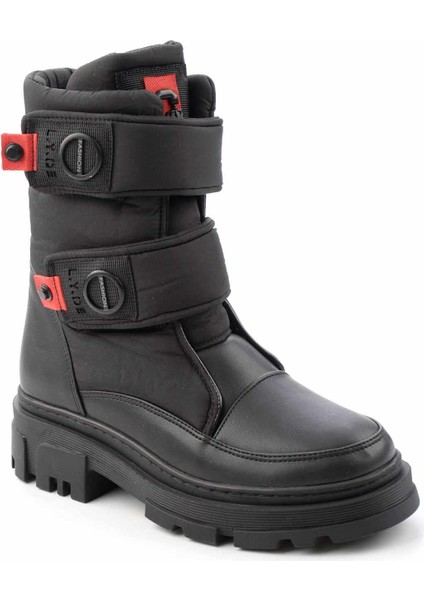 Siyah Siyah Kadın Bot & Bootie K02724988809