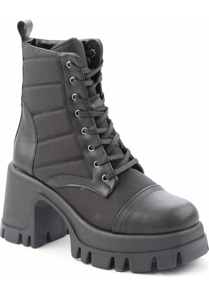 Siyah Paraşüt Kadın Bot & Bootie K02140020467 modelleri