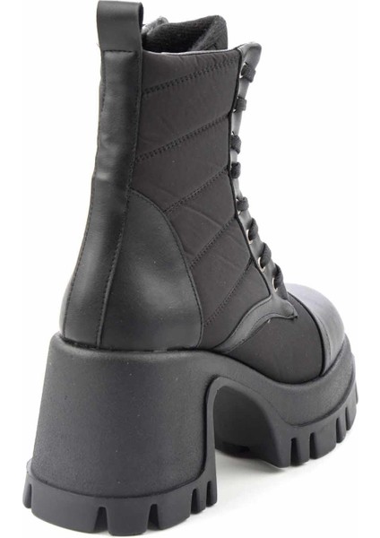 Siyah Paraşüt Kadın Bot & Bootie K02140020467 fırsatları