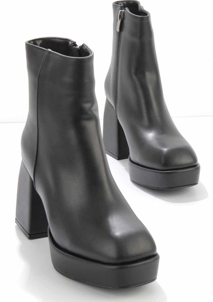 Siyah Kadın Bot & Bootie K02221500309