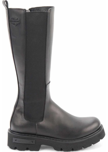 Black Deri Kadın Bot & Bootie HD0777056903 fiyatları