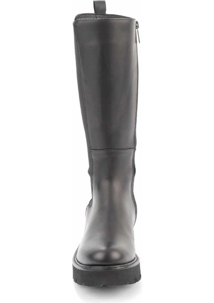 Black Deri Kadın Bot & Bootie HD0777056903 fırsatları