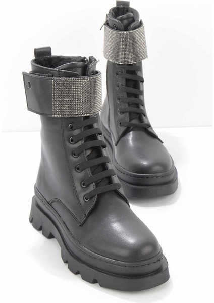 Siyah Kadın Bot & Bootie K02763025809