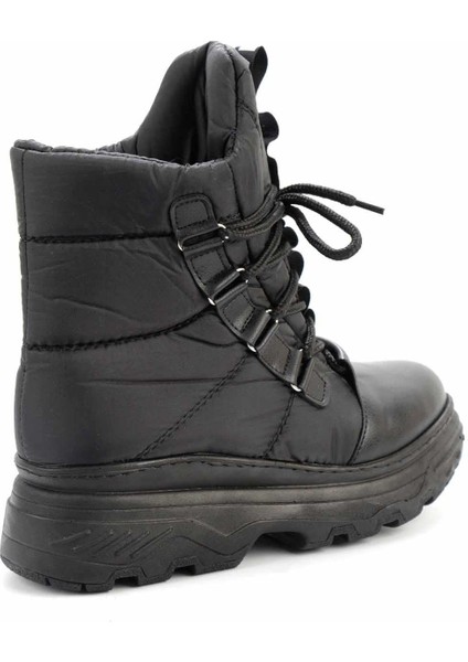 Siyah Paraşüt Kadın Bot & Bootie K02243066667