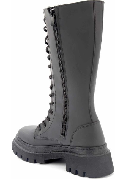 Mat Siyah Kadın Bot & Bootie K02538036609 fırsatları