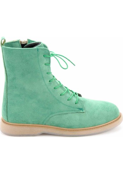 Yeşil Süet Kadın Bot & Bootie K02116010502 fiyatları