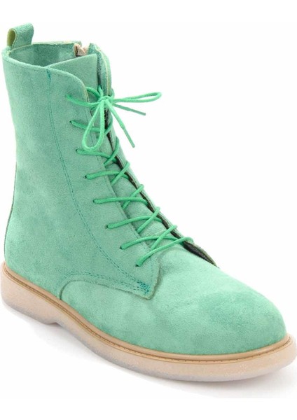 Yeşil Süet Kadın Bot & Bootie K02116010502 modelleri