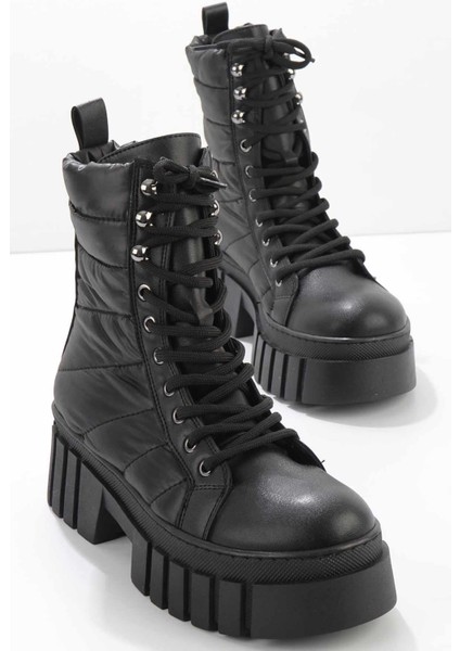 Siyah Anorak Kadın Bot & Bootie K02159212885