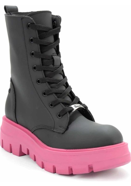 Mat Siyah Fuşya Kadın Bot & Bootie K02538014409 modelleri